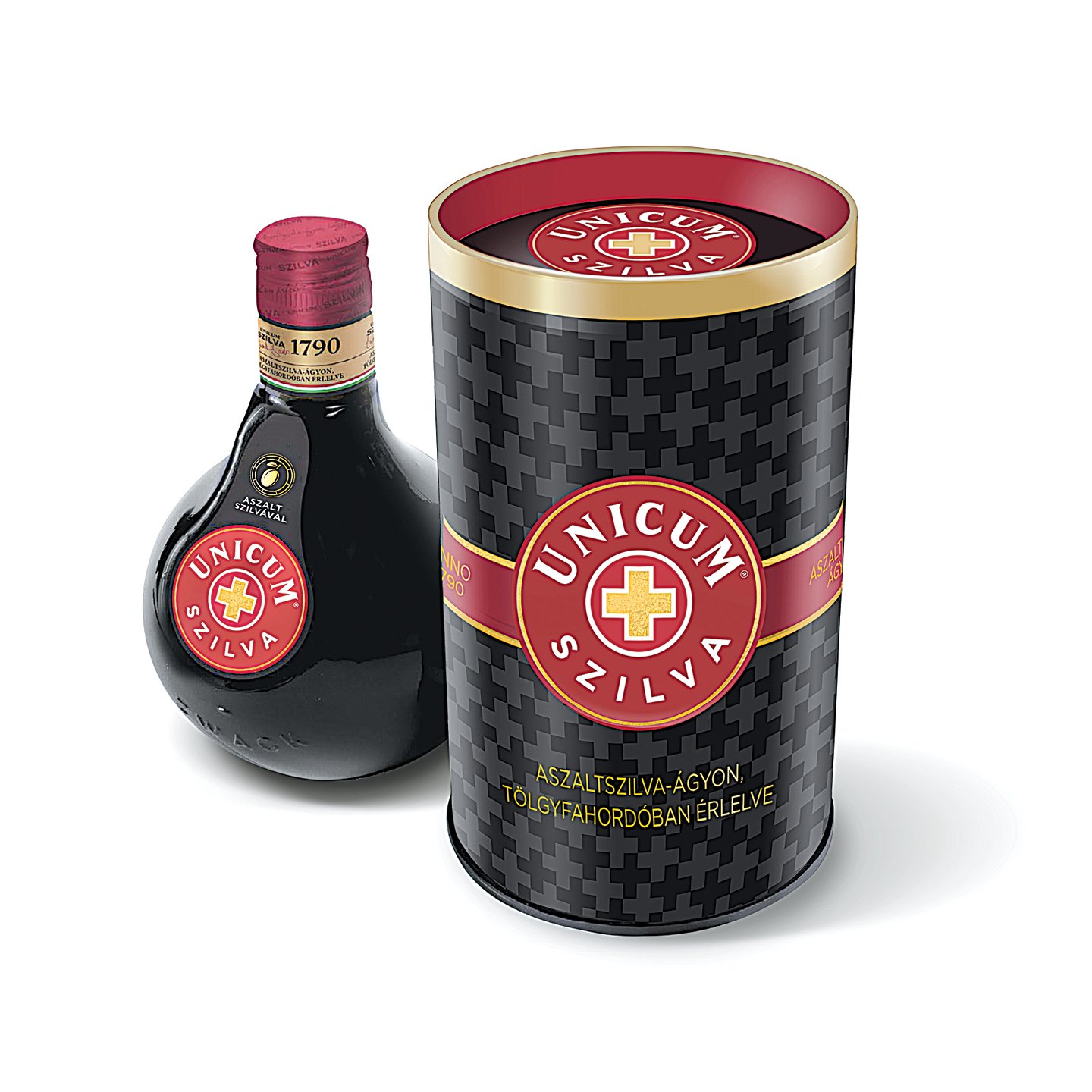 Zwack Unicum Szilva Díszdobozban +50 Ft Betétdíj