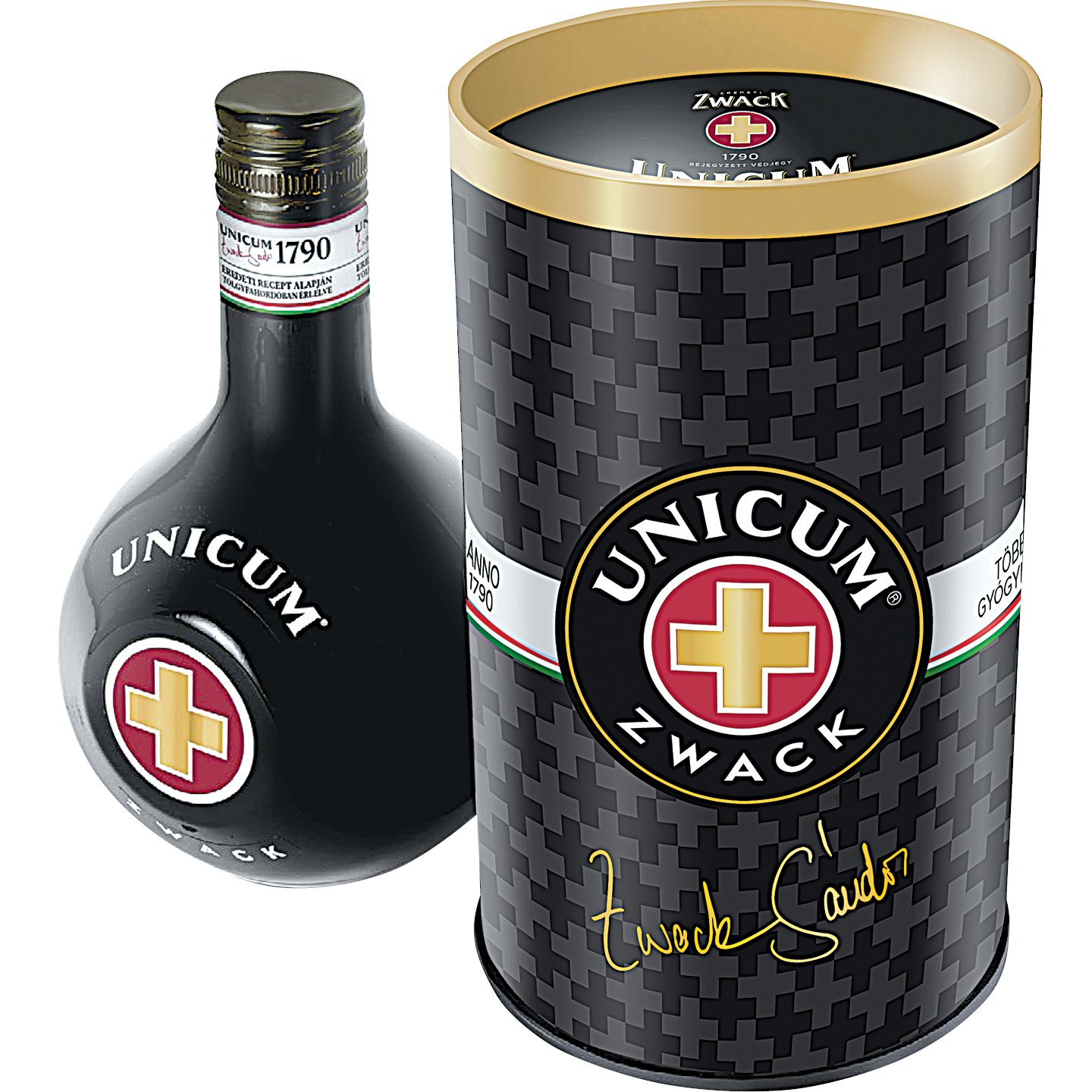 Zwack Unicum Díszdobozban +50 Ft Betétdíj