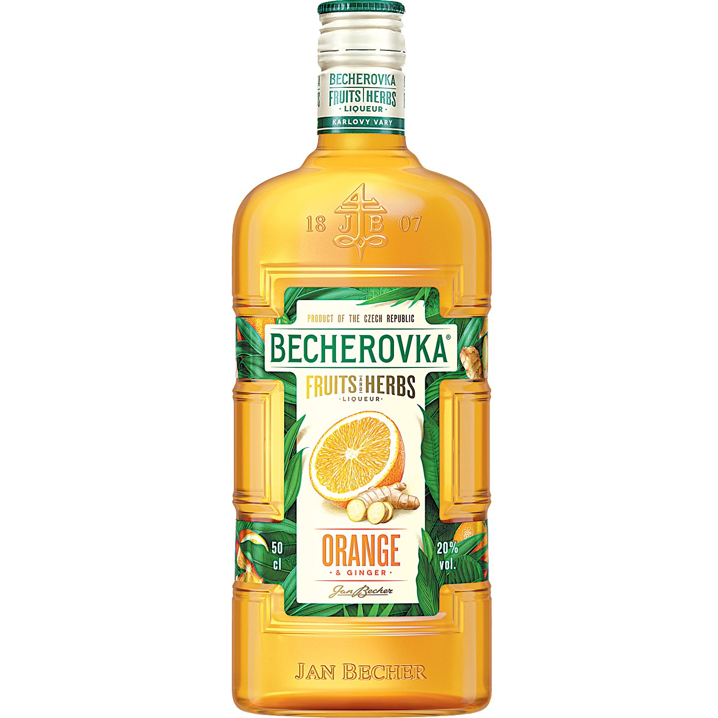 Becherovka Narancs-gyömbér ízű +50 Ft Betétdíj