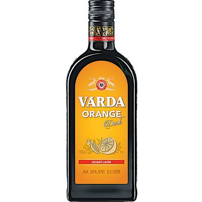 VÁRDA LIK.ORANGE DARK 34% 0,5L DRS termékképe