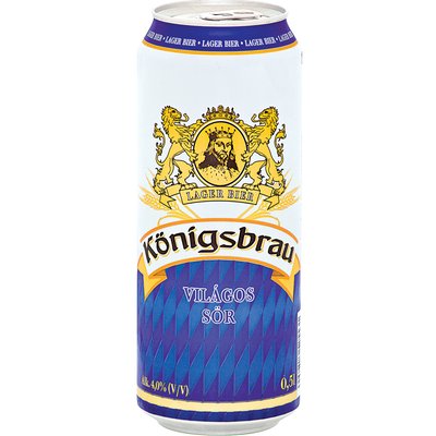 KÖNIGSBRAU DOBOZOS SÖR +50 FT BETÉTDÍJ termékképe