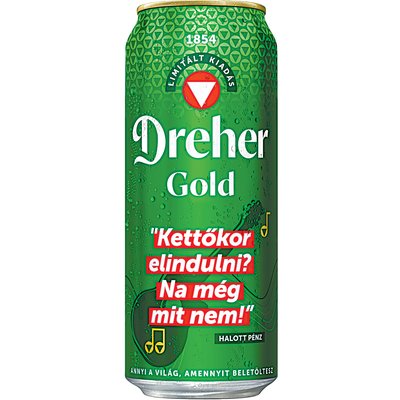 DREHER GOLD DOBOZOS SÖR +50 FT BETÉTDÍJ termékképe