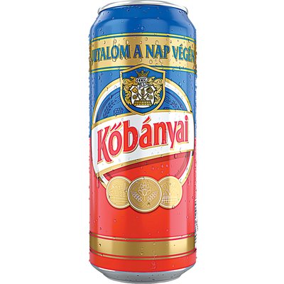 KŐBÁNYAI DOBOZOS SÖR +50 FT BETÉTDÍJ termékképe