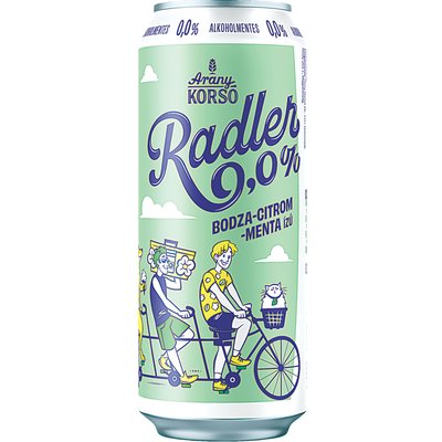 ARANY KORSÓ ALKOHOLMENTES RADLER +50 FT BETÉTDÍJ termékképe