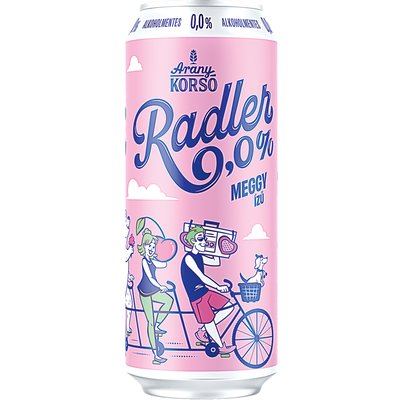 Image of ARANY KORSÓ MEGGYES ALKOHOLMENTES RADLER +50 FT BETÉTDÍJ