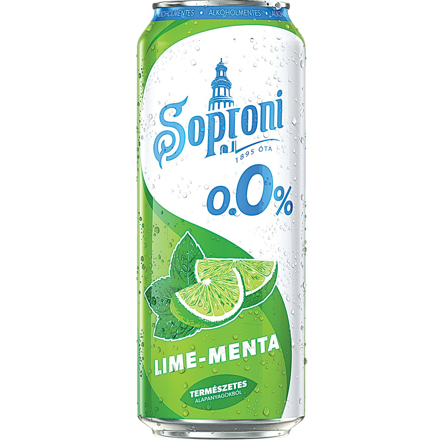 Soproni Alkoholmentes Radler Lime-menta ízű +50 Ft Betétdíj