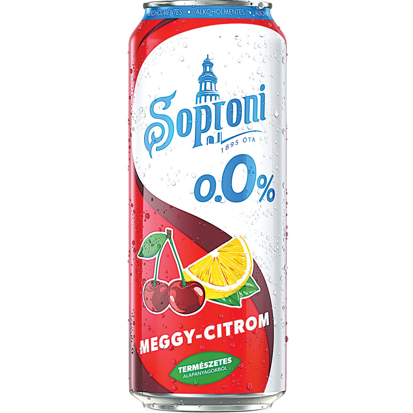 Soproni Alkoholmentes Radler Meggy-citrom ízű +50 Ft Betétdíj