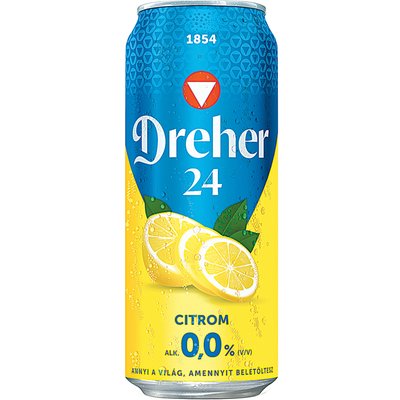 DREHER24 CITROMOS ALKOHOLMENTES ÍZESÍTETT SÖR +50 FT BETÉTDÍJ termékképe