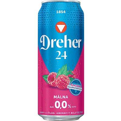 DREHER24 MÁLNÁS ALKOHOLMENTES ÍZESÍTETT SÖR +50 FT BETÉTDÍJ termékképe