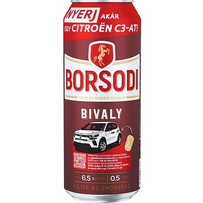BORSODI BIVALY 6,5% 0.5L DOB. DRS termékképe
