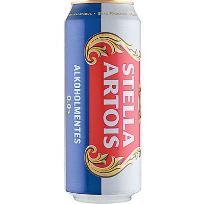 STELLA ARTOIS 0,0% DOBOZOS SÖR +50 FT BETÉTDÍJ termékképe