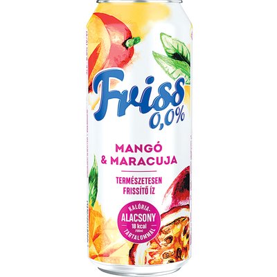 FRISS MANGÓ-MARACUJA 0,0% 0,5L DRS termékképe