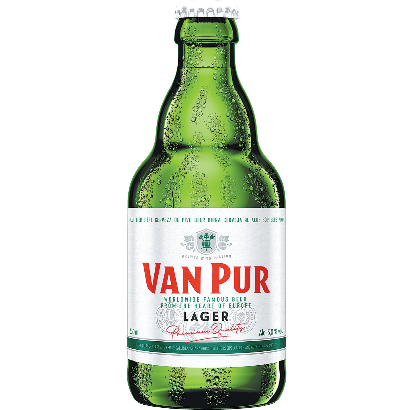 Van Pur Lager üveges Sör +50 Ft Betétdíj