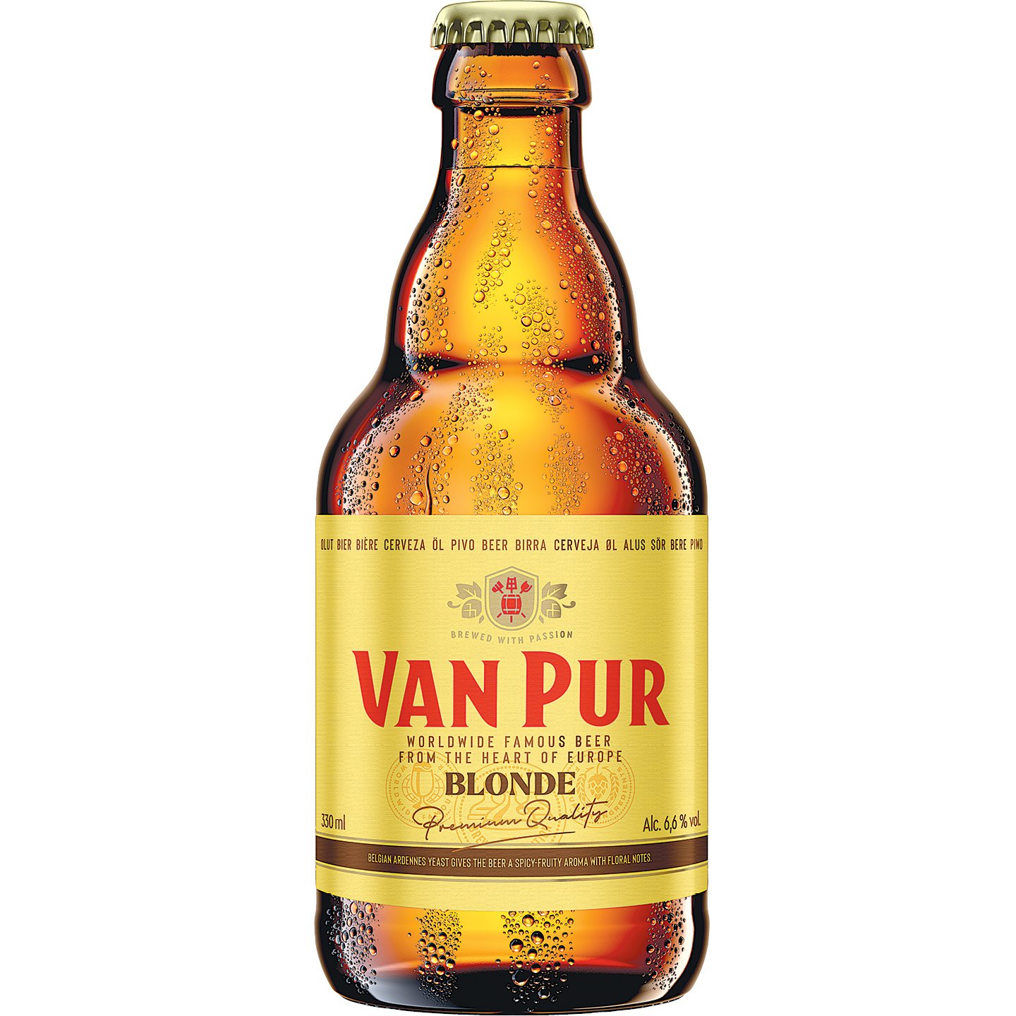 Van Pur Blonde üveges Sör +50 Ft Betétdíj