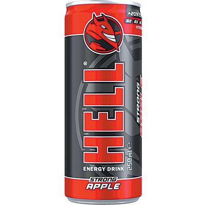 Image of HELL STRONG APPLE ENERGY DRINK +50 FT BETÉTDÍJ