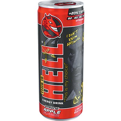 HELL STRONG APPLE ENERGY DRINK +50 FT BETÉTDÍJ termékképe