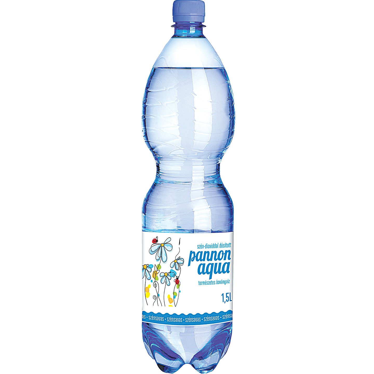 Pannon Aqua Szénsavas ásványvíz +50 Ft Betétdíj