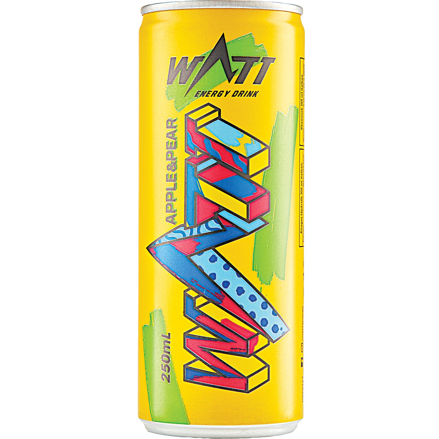 Watt Alma-körte Szénsavas Energiaital +50 Ft Betétdíj