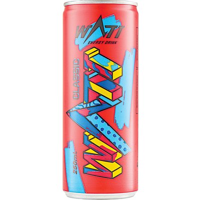 WATT TUTTI-FRUTTI ÍZŰ SZÉNSAVAS ENERGIAITAL +50 FT BETÉTDÍJ termékképe