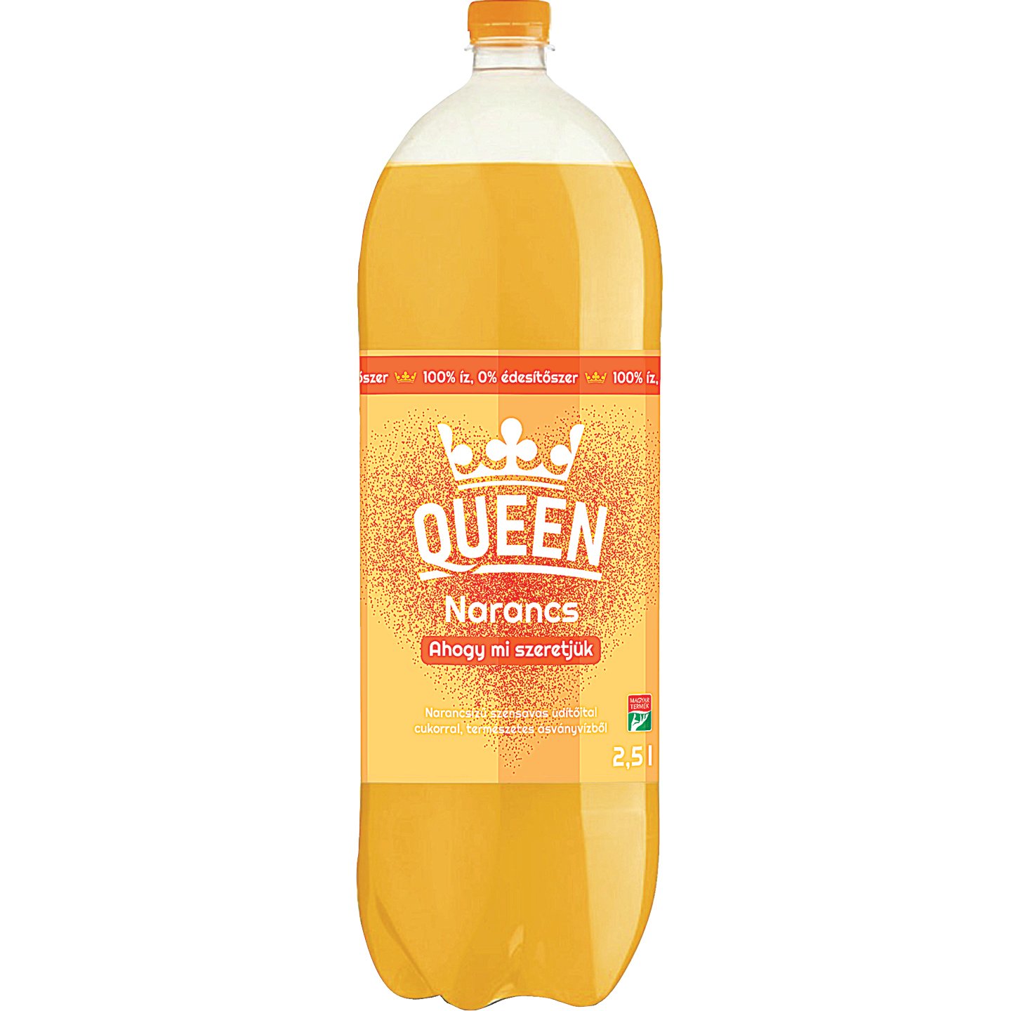 Queen Narancs ízű üdítőital +50 Ft Betétdíj
