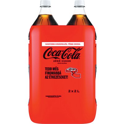COCA-COLA ZERO DUOPACK +50 FT BETÉTDÍJ termékképe