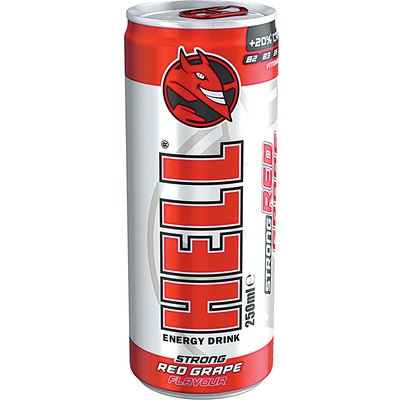 HELL STRONG RED GRAPE ENERGY DRINK termékképe