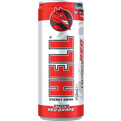 Image of HELL STRONG RED GRAPE ENERGY DRINK