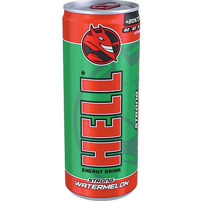 Image of HELL WATERMELON STRONG ENERGY DRINK