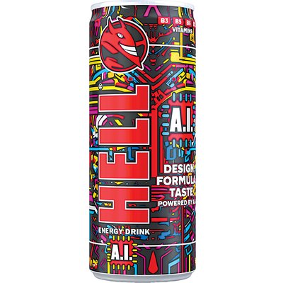 Image of HELL A.I. ENERGY DRINK