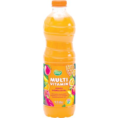 Image of BINO SÁRGA MULTIVITAMIN GYÜMÖLCSITAL +50 FT BETÉTDÍJ
