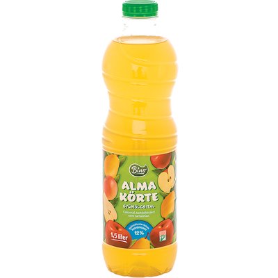BINO ALMA-KÖRTE ÍZŰ GYÜMÖLCSITAL +50 FT BETÉTDÍJ termékképe