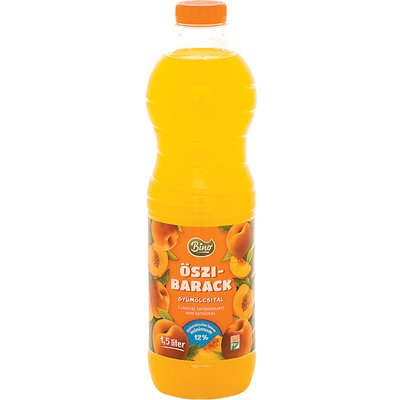 BINO ŐSZIBARACK ÍZŰ GYÜMÖLCSITAL +50 FT BETÉTDÍJ termékképe