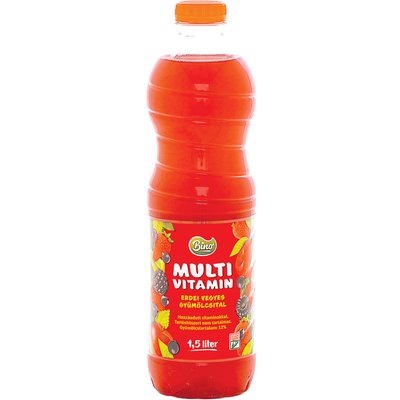 Image of BINO PIROS MULTIVITAMIN GYÜMÖLCSITAL +50 FT BETÉTDÍJ