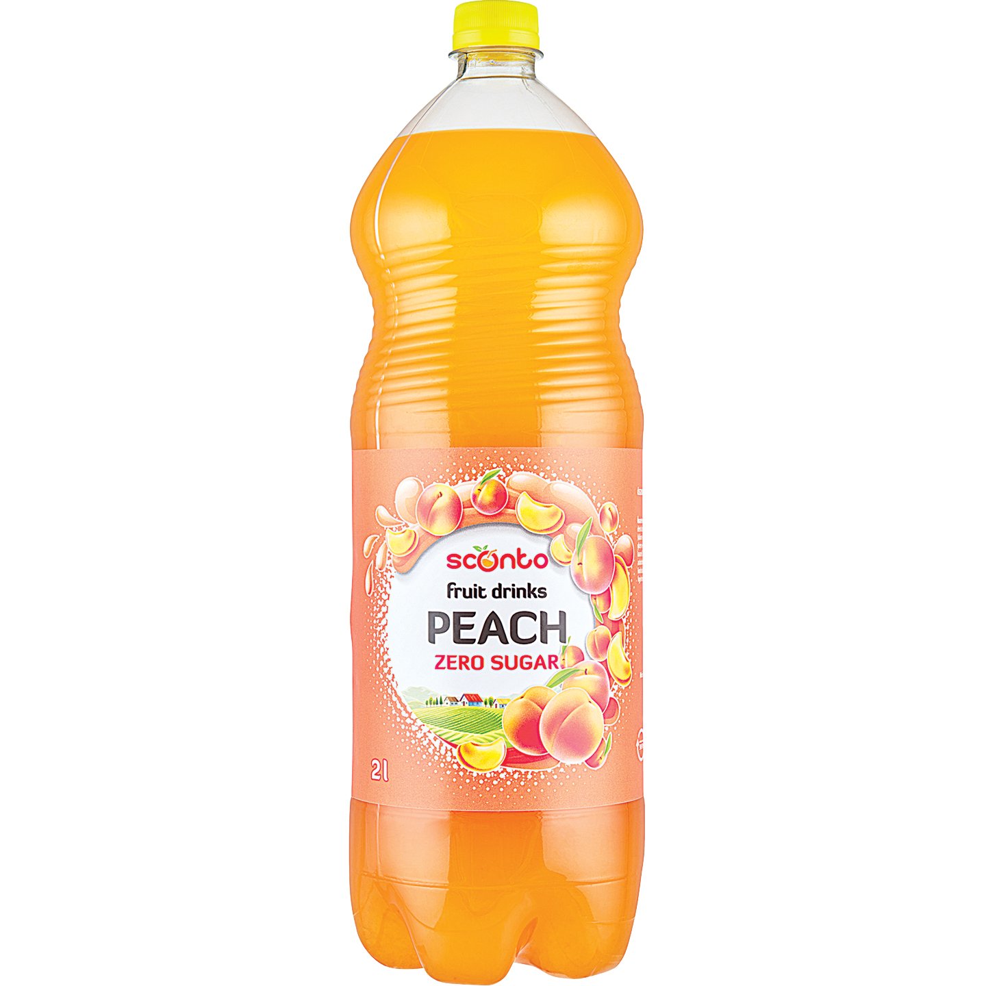 Sconto őszibarack ízű üdítőital + 50 Ft Betétdíj