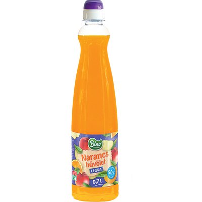 BINO LIGHT NARANCS SZÖRP 0,7L DRS termékképe