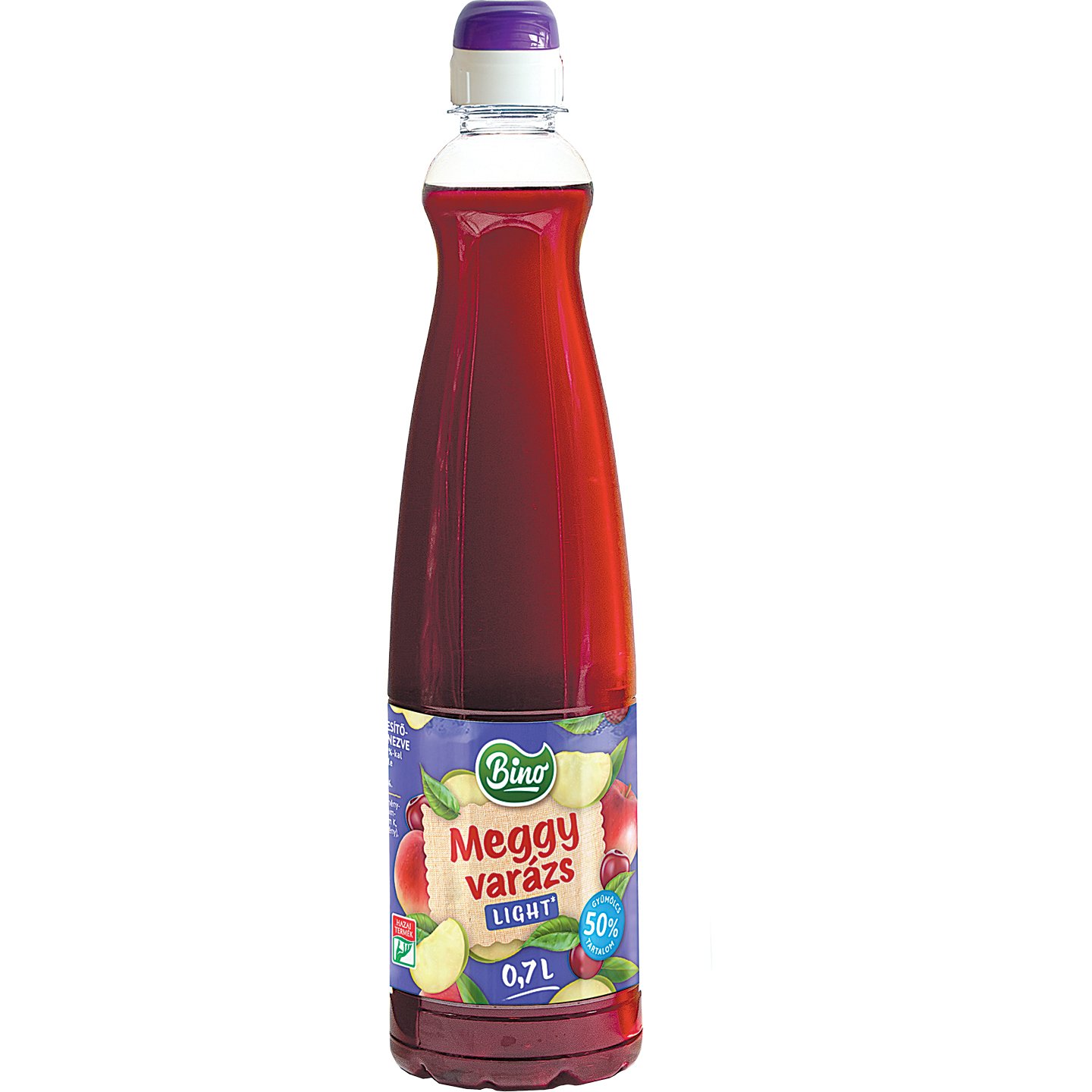 Bino Light Meggy ízű Szörp +50 Ft Betétdíj
