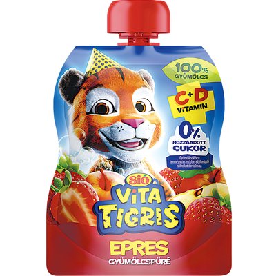 SIÓ VITATIGRIS EPER ÍZŰ GYÜMÖLCSPÜRÉ termékképe