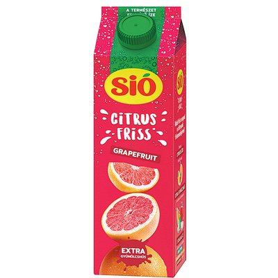SIÓ PIROS GRAPEFRUIT ÍZŰ GYÜMÖLCSLÉ termékképe