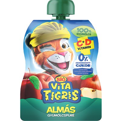 SIÓ VITATIGRIS ALMA ÍZŰ GYÜMÖLCSPÜRÉ termékképe