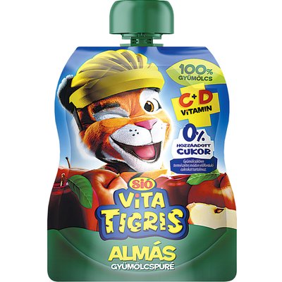 SIÓ VITATIGRIS ALMA ÍZŰ GYÜMÖLCSPÜRÉ termékképe