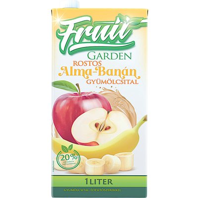 FRUIT GARDEN ALMA-BANÁN ÍZŰ GYÜMÖLCSITAL termékképe