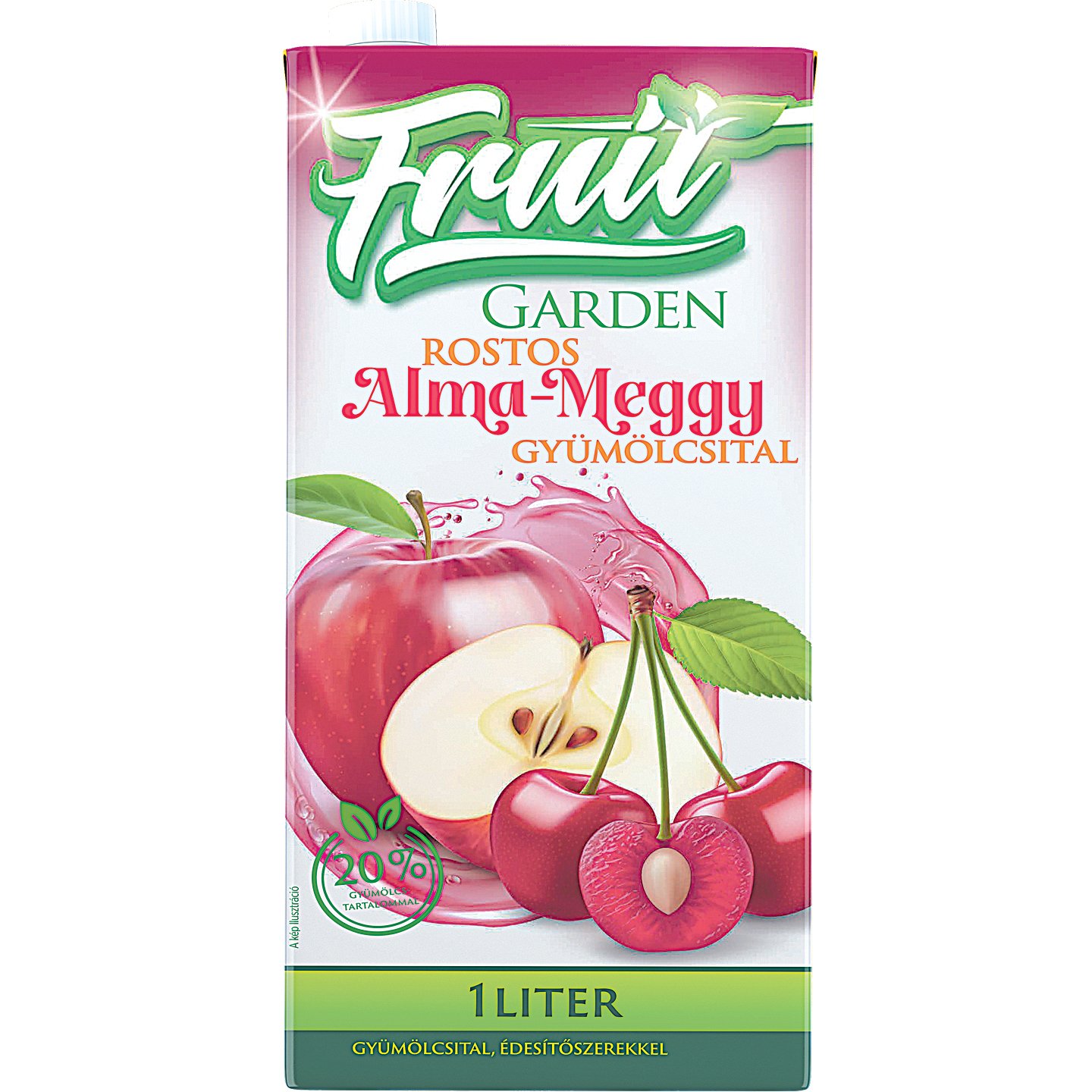 Fruit Garden Alma-meggy ízű Gyümölcsital