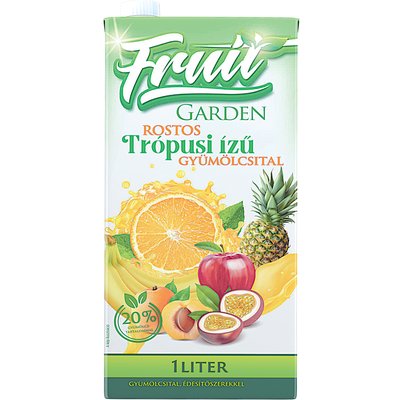 FRUIT GARDEN TRÓPUSI ÍZŰ GYÜMÖLCSITAL termékképe