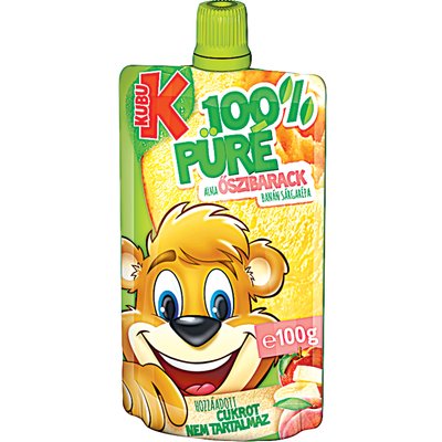 KUBU ŐSZIBARACKOS GYÜMÖLCSPÜRÉ termékképe