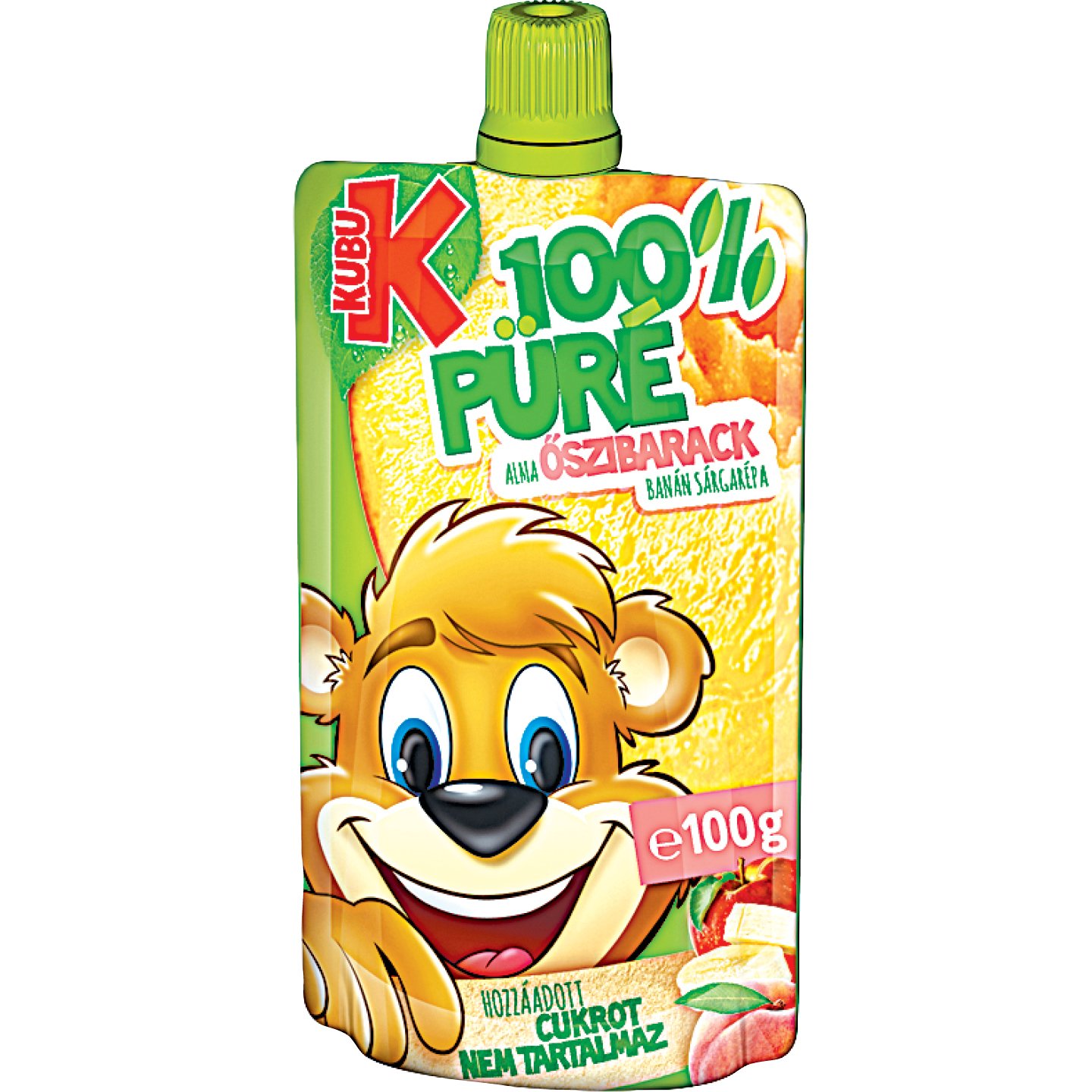 Kubu őszibarackos Gyümölcspüré