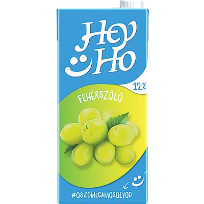 HEY-HO FEHÉR SZŐLŐ ÍZŰ GYÜMÖLCSLÉ termékképe