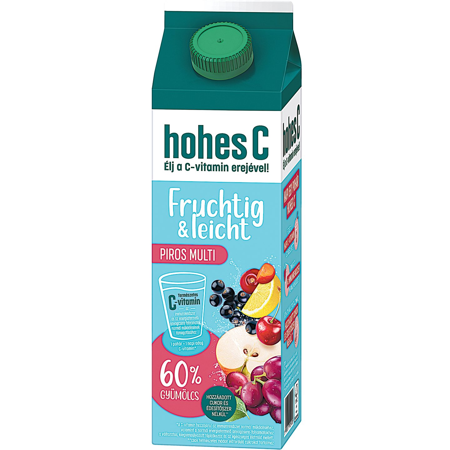 Hohes C Fruchtig Leicht Piros Multi ízű Gyümölcslé
