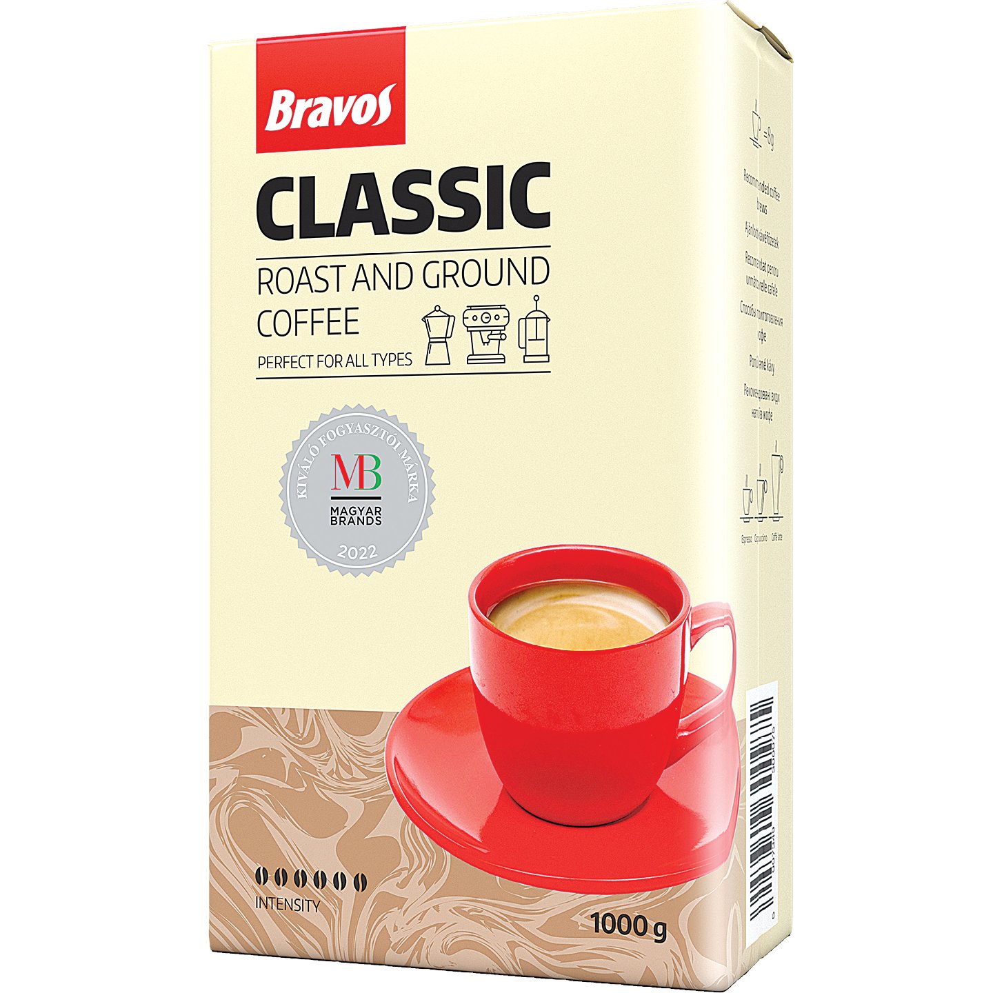Bravos Classic őrölt Kávé