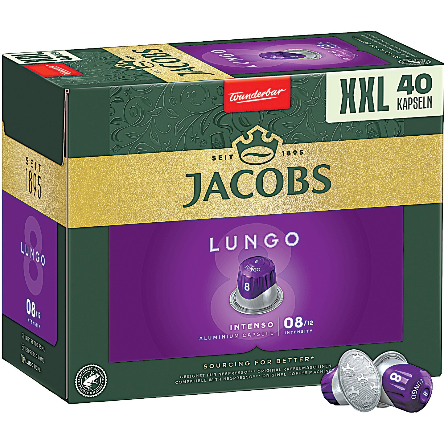 Jacobs Lungo Intenso Kávékapszula