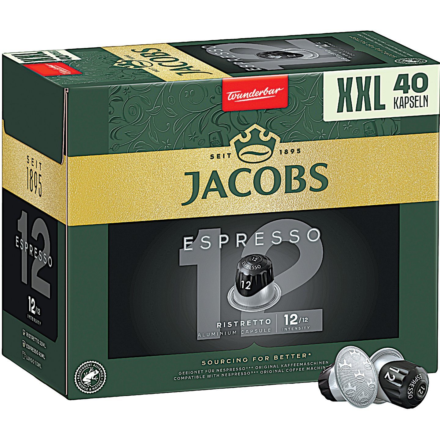 Jacobs Espresso Ristretto Kávékapszula